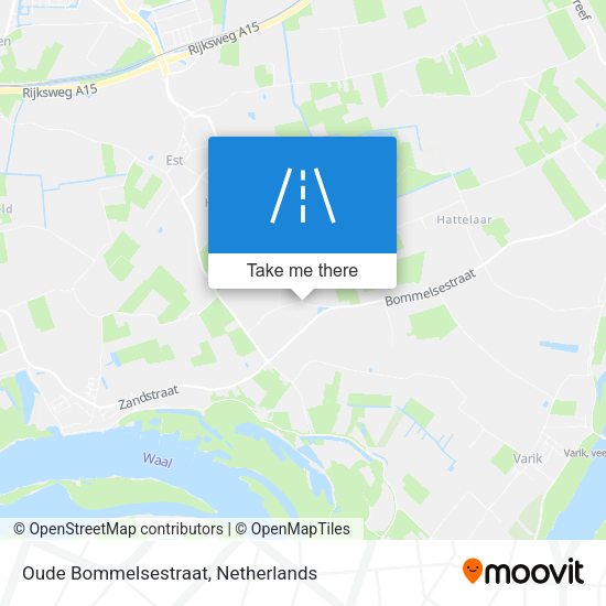 Oude Bommelsestraat map