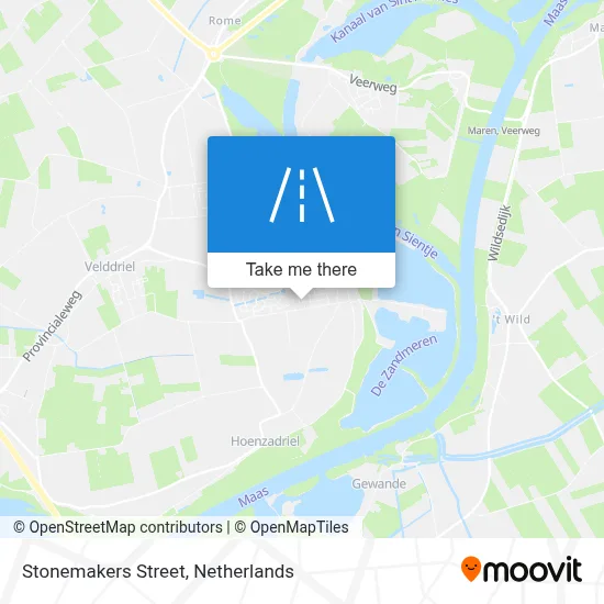 Steenmakersstraat map