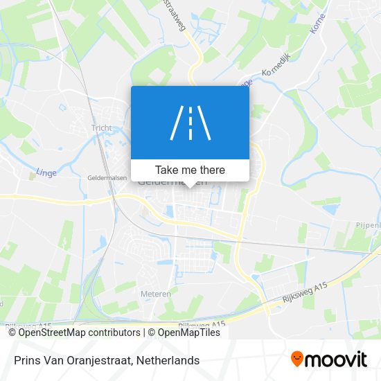 Prins Van Oranjestraat map