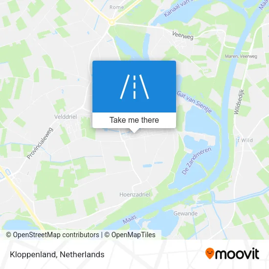 Kloppenland map