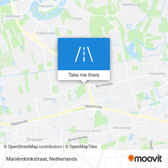 Mariëndonkstraat map