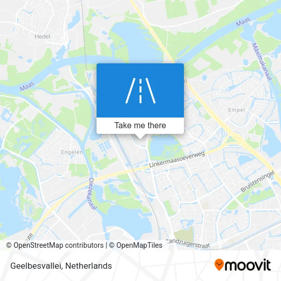 Geelbesvallei map