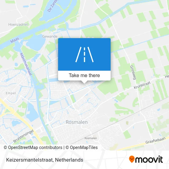 Keizersmantelstraat map