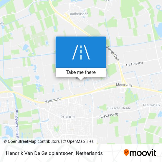 Hendrik Van De Geldplantsoen map