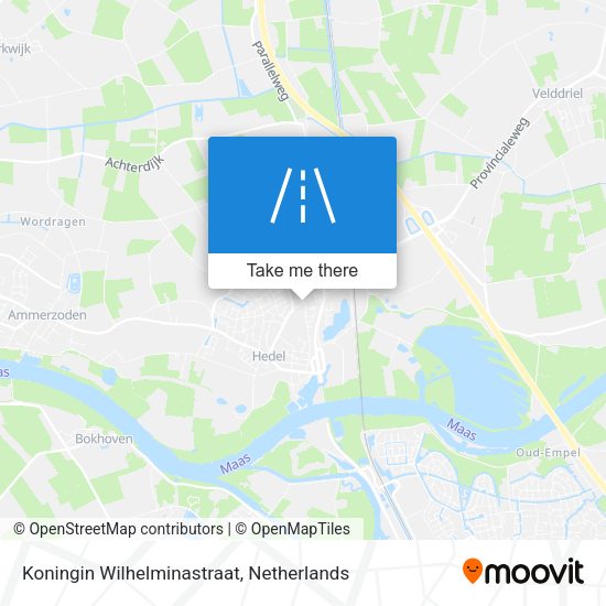 Koningin Wilhelminastraat map