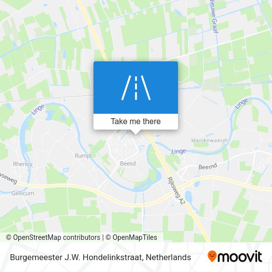 Burgemeester J.W. Hondelinkstraat map