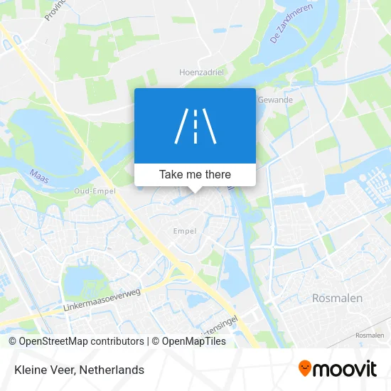 Kleine Veer map