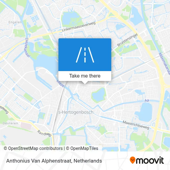 Anthonius Van Alphenstraat map