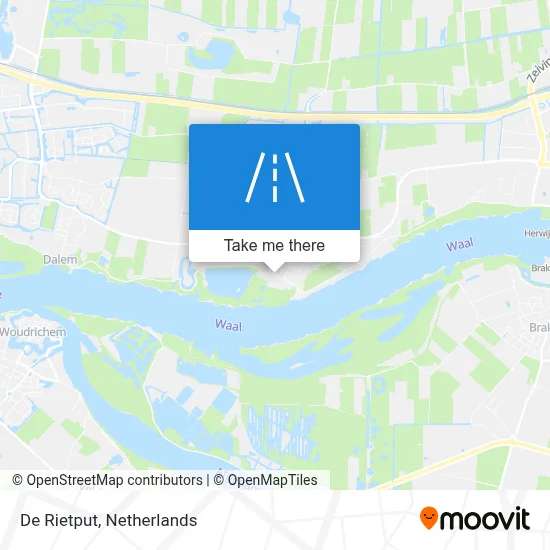 De Rietput map