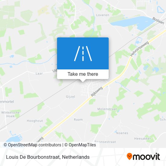 Louis De Bourbonstraat map