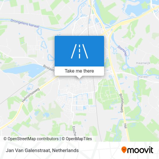 Jan Van Galenstraat map