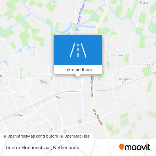Doctor Hoebenstraat map