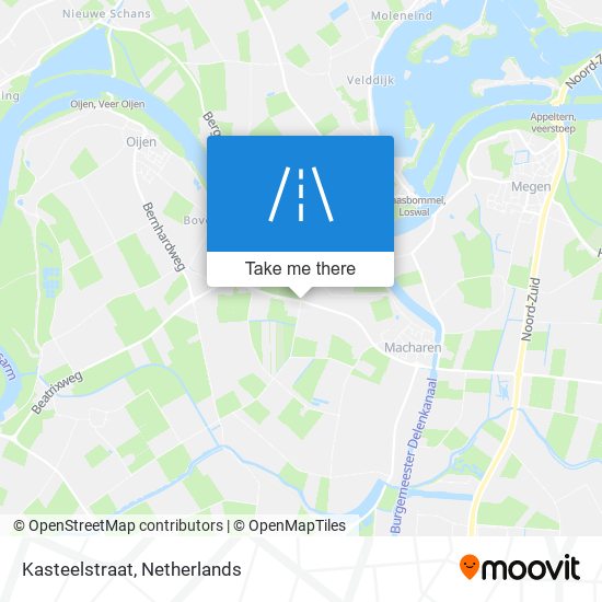 Kasteelstraat map