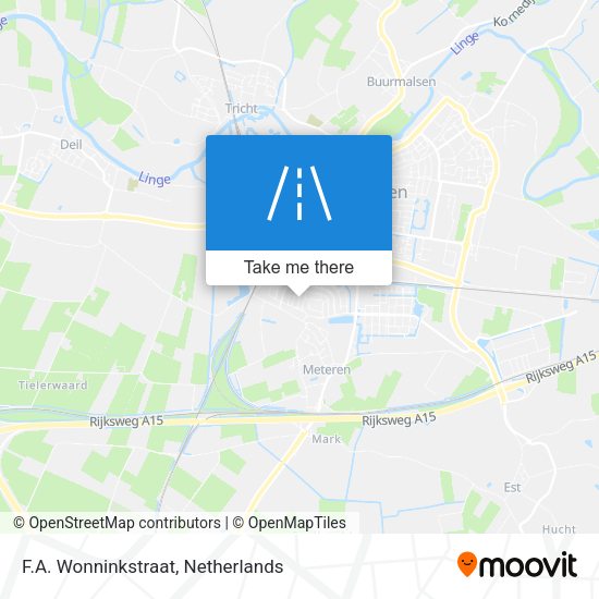 F.A. Wonninkstraat map