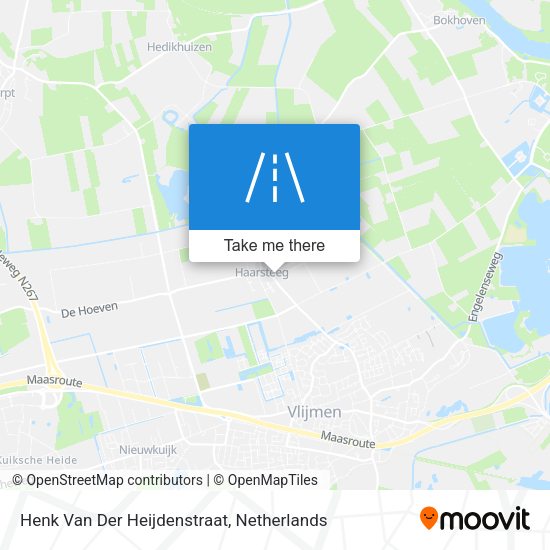 Henk Van Der Heijdenstraat map