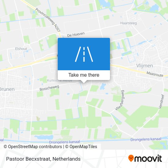 Pastoor Becxstraat map