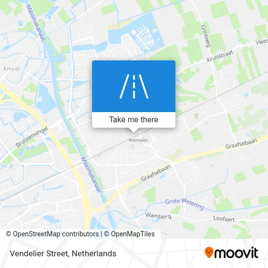 Vendelierstraat map