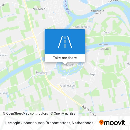 Hertogin Johanna Van Brabantstraat map