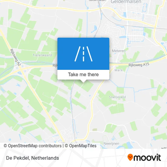 De Pekdel map