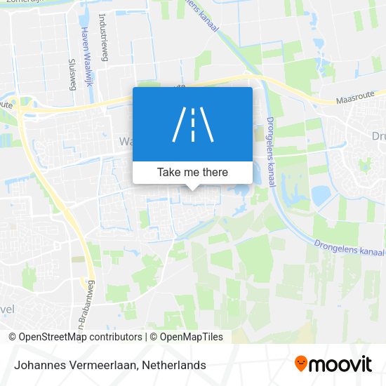 Johannes Vermeerlaan map