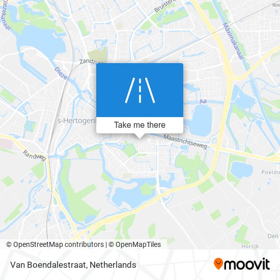 Van Boendalestraat map