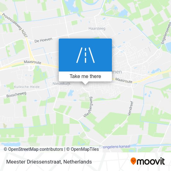 Meester Driessenstraat map