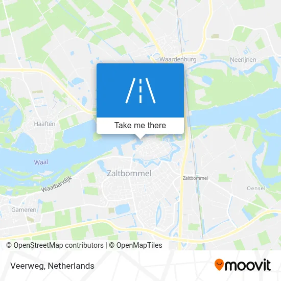 Veerweg map