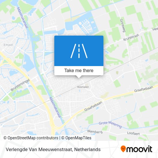 Verlengde Van Meeuwenstraat map