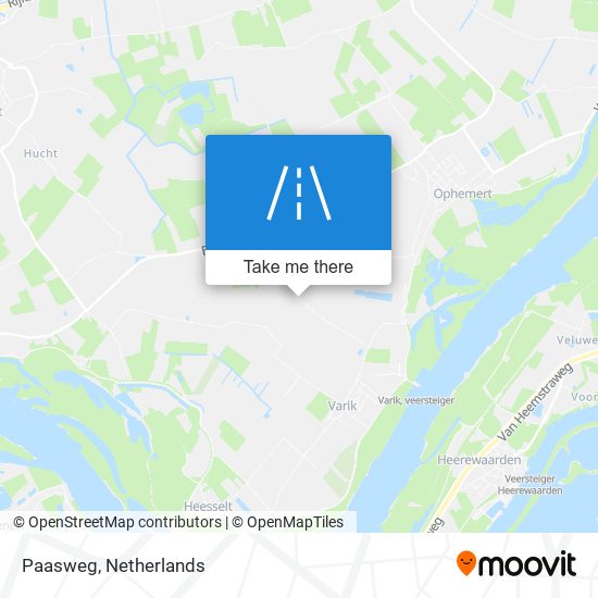 Paasweg map