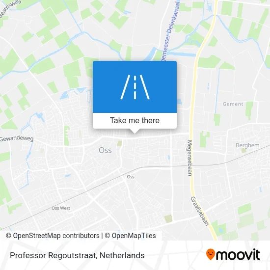 Professor Regoutstraat map