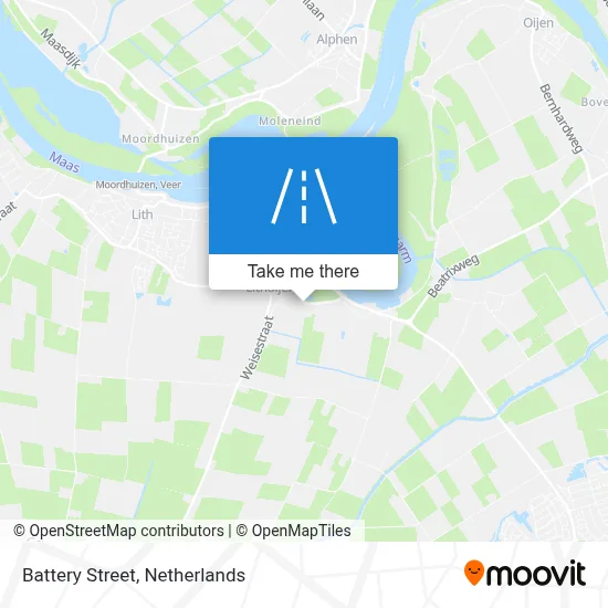 Batterijstraat map