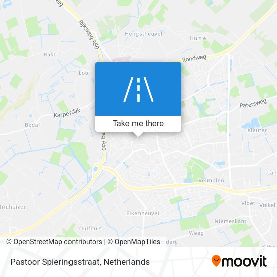 Pastoor Spieringsstraat map