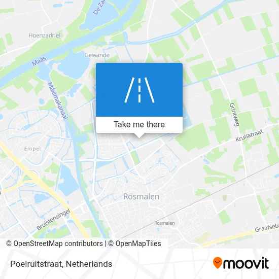 Poelruitstraat map