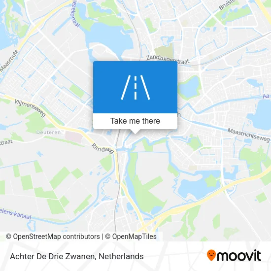 Achter De Drie Zwanen map