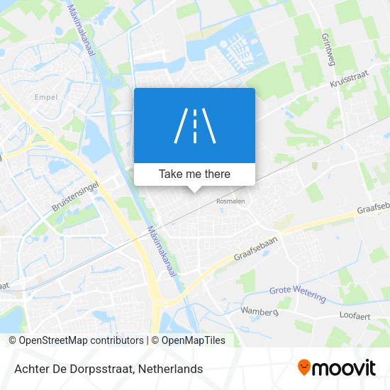 Achter De Dorpsstraat map