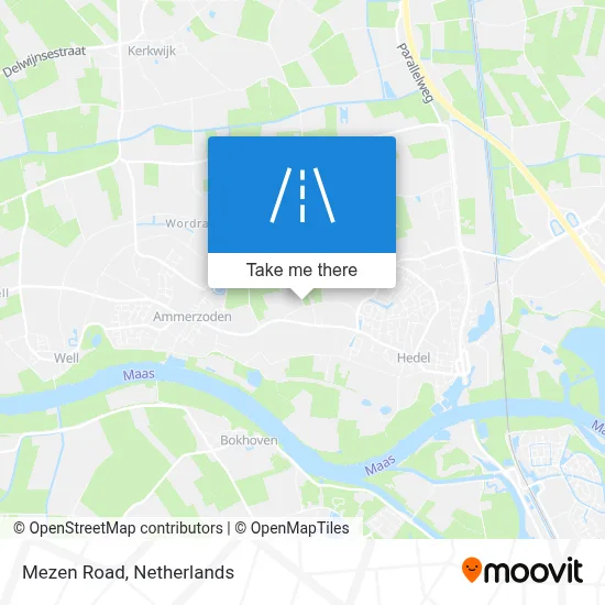 Mezenweg map