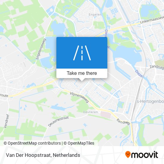 Van Der Hoopstraat map