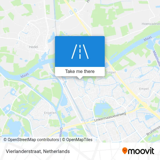 Vierlanderstraat map