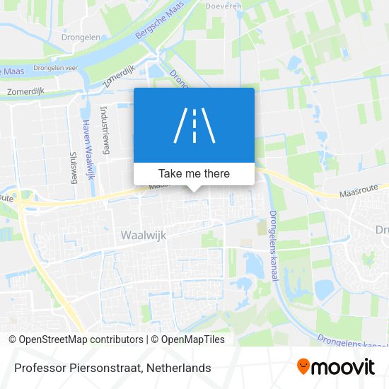 Professor Piersonstraat map