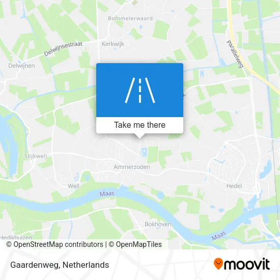 Gaardenweg map