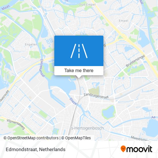 Edmondstraat map