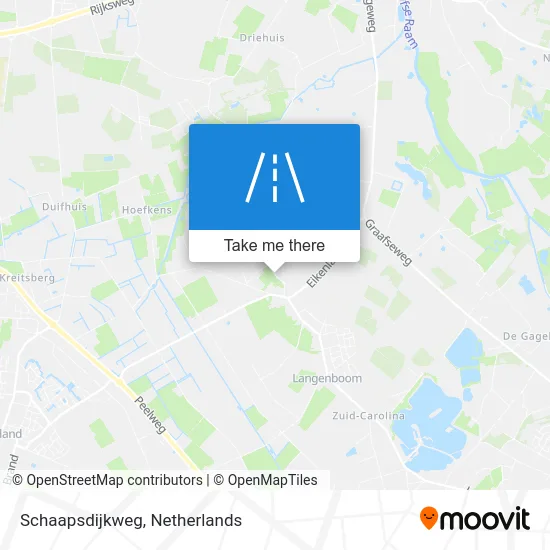 Schaapsdijkweg map