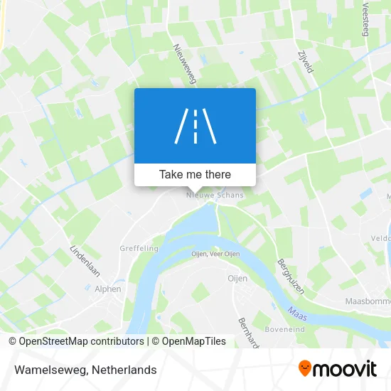 Wamelseweg map