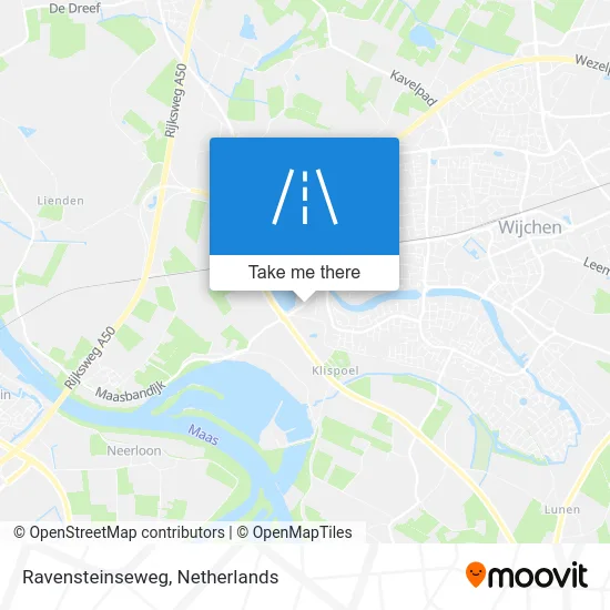Ravensteinseweg map