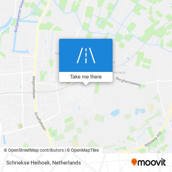 Schriekse Heihoek map