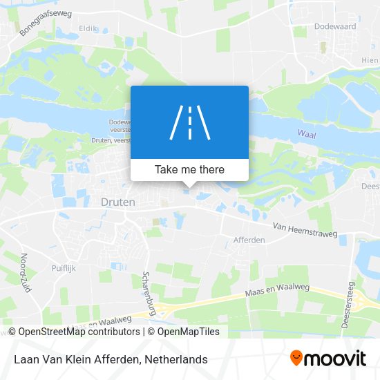 Laan Van Klein Afferden map