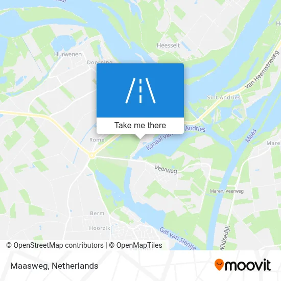 Maasweg map