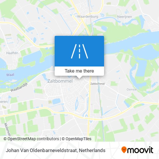 Johan Van Oldenbarneveldstraat map