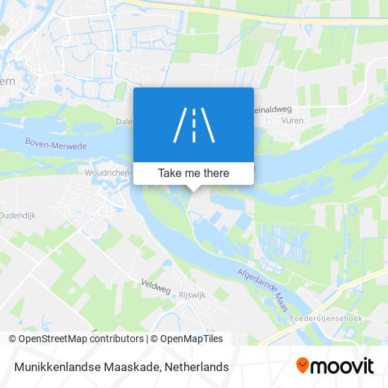 Munikkenlandse Maaskade map
