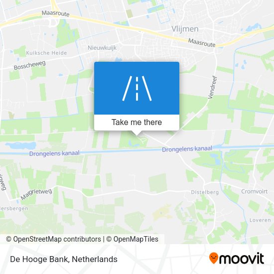 De Hooge Bank map